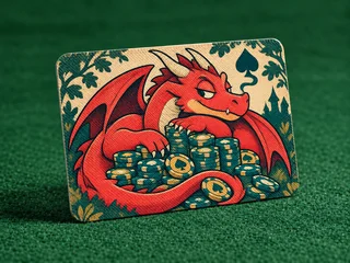 Dragon Chip Hoard — digital design concept 028